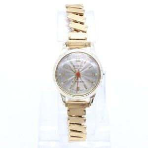 Vintage BERCO Watch Womens Silver Tone Stainless Steel Classic Swiss Made 50's